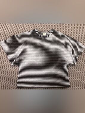 Cotton On Kids Striped Tee - Brown & White